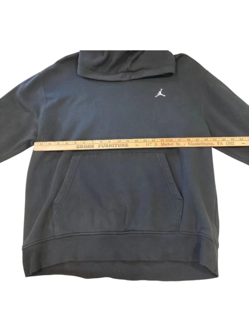 Jordan Brooklyn Pullover Hoodie Sweatshirt L Black Streetwear Sporty Jumpman